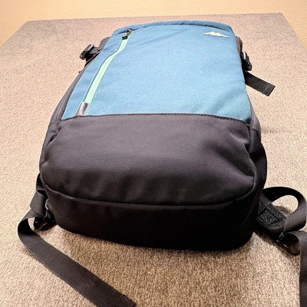 KAPPA Laptop‎ Backpack Blue Black Y2K Strap School College Skate
